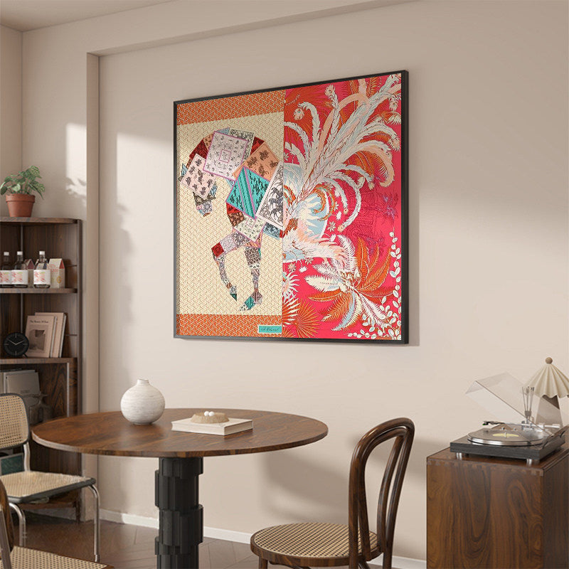Equestrian-Themed Decorative Canvas Art