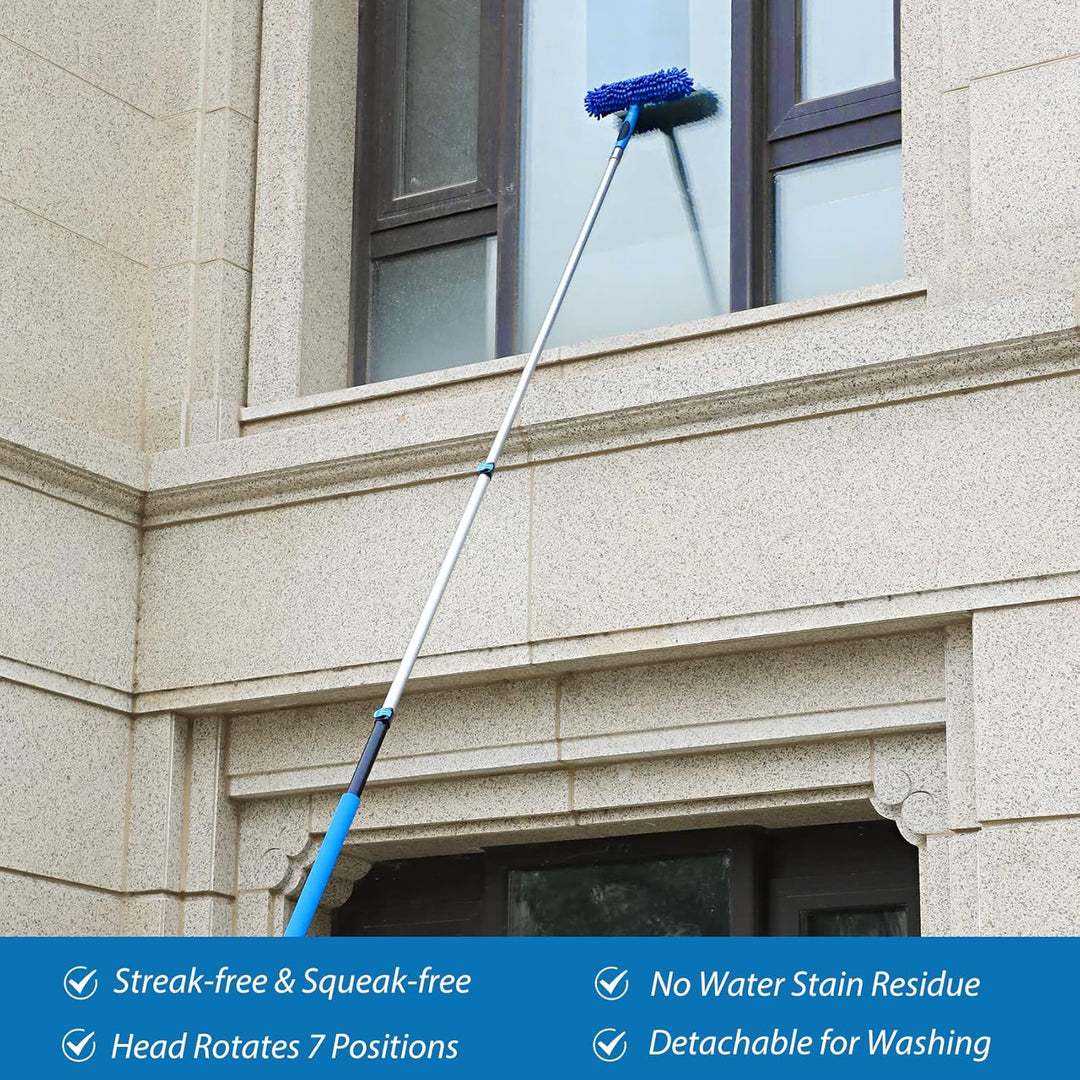 High-Performance Cleaning Kit with Adjustable Pole Kalsten