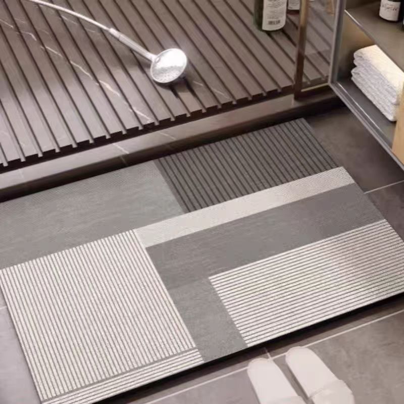 Modern Abstract Pattern Bath Mat for Bathroom