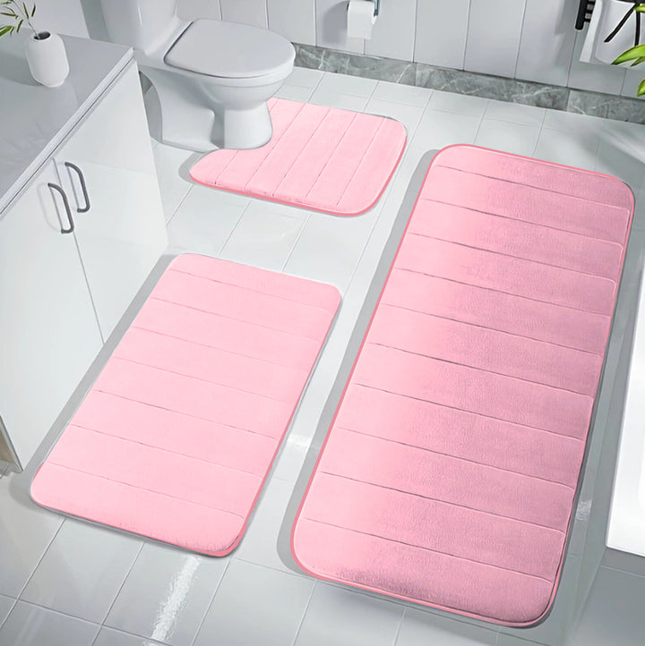 Soft Comfort Absorbent Bath Mat Set Kalsten