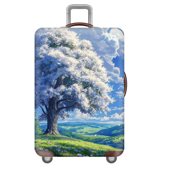 Unisex Hard-shell Suitcase with Impressive Futuristic City Design Kalsten