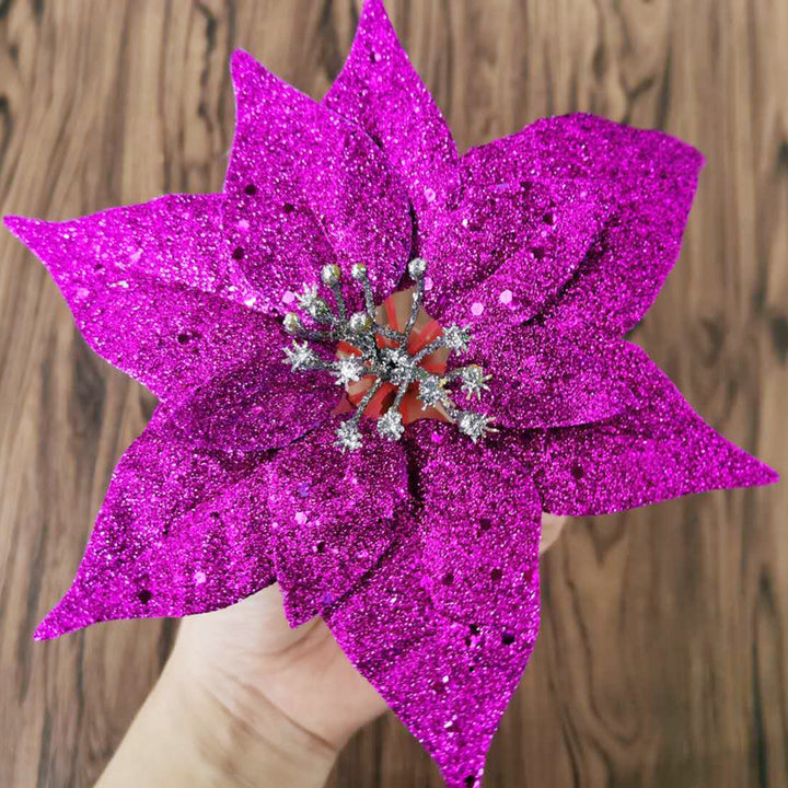 Glittering Decorative Flower Ornament Kalsten