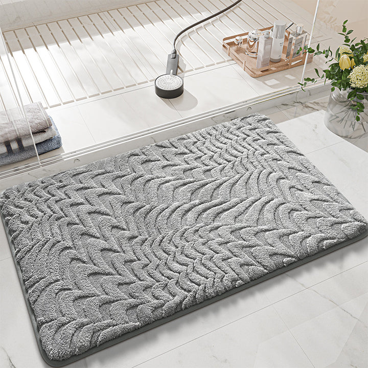 Textured Luxury Memory Foam Bath Mat Kalsten