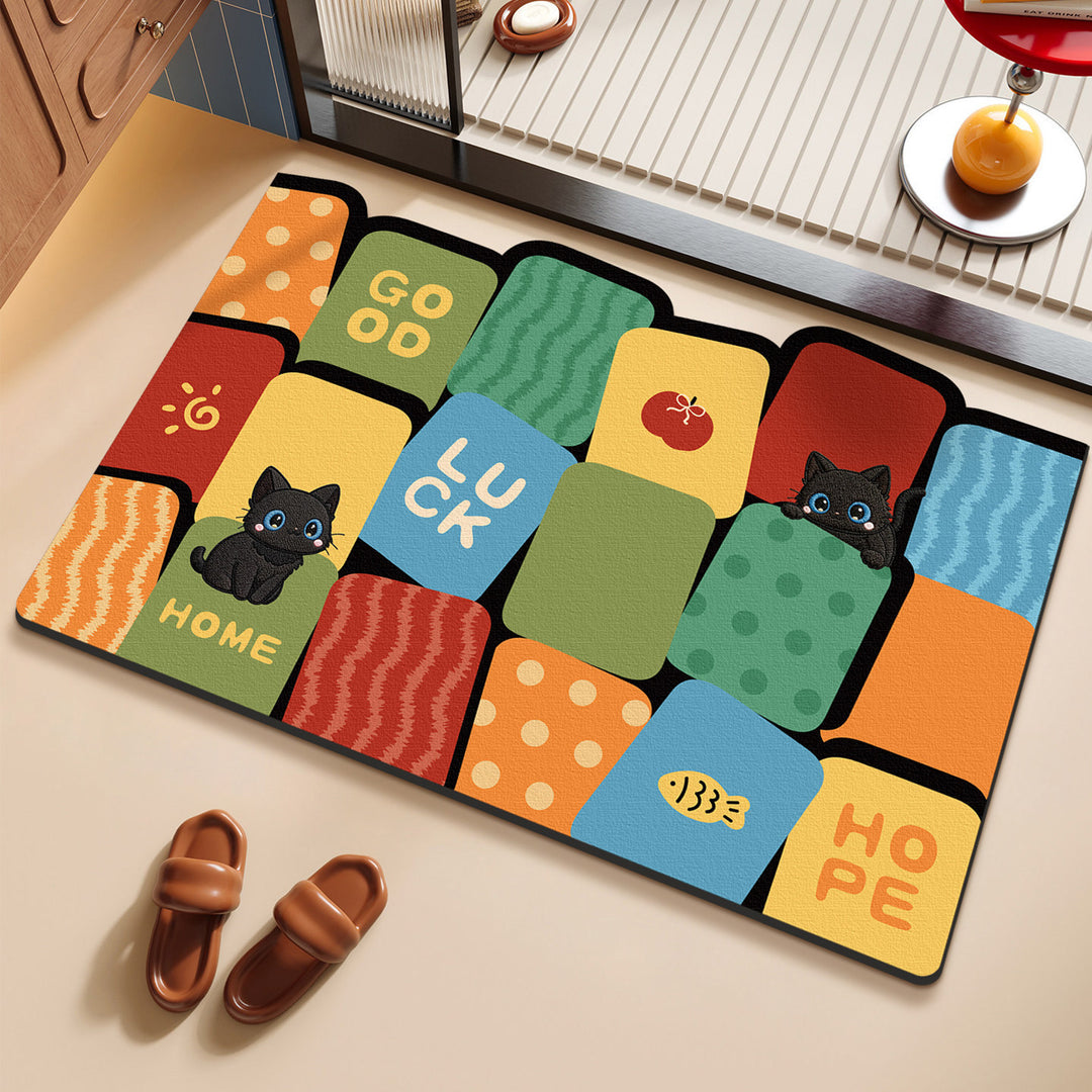 Decorative Floral Themed Area Rug for Interiors