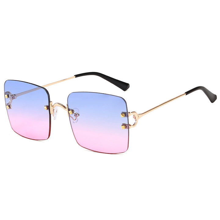 Women square sunglasses with an elegant metal frame and sturdy lenses Kalsten