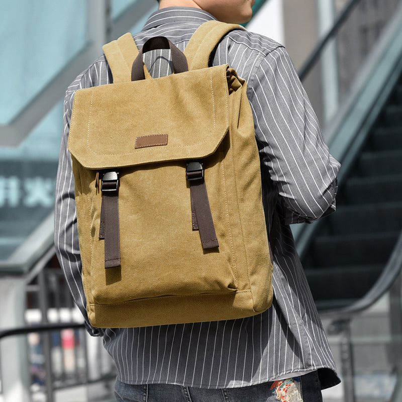 Vintage Canvas Travel Backpack Kalsten