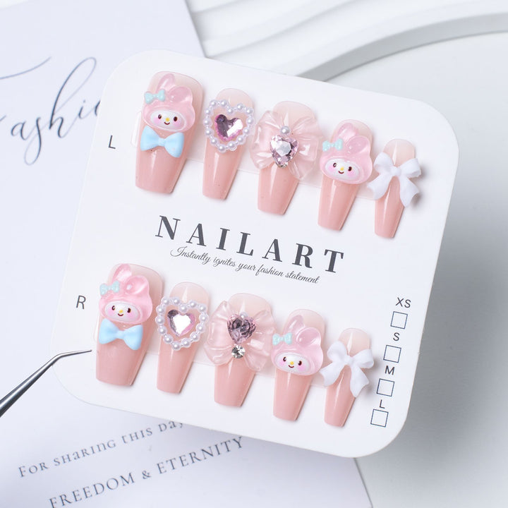 Stylish Press-On Nail Set
