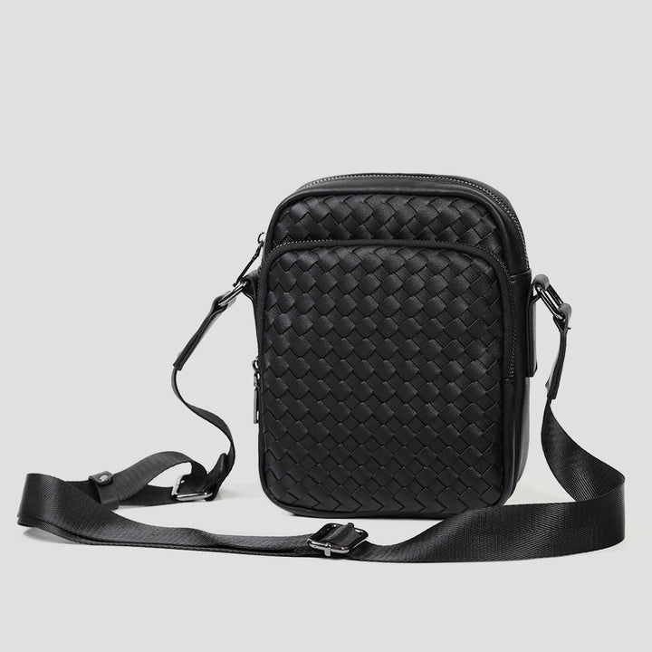 Practical Crossbody Bag with Woven Design Kalsten