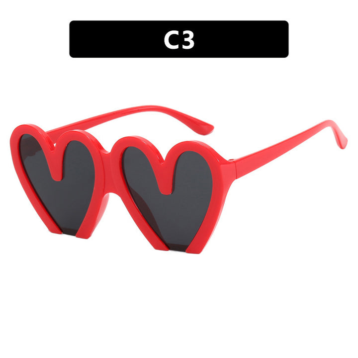 Women Heart-Shaped Sunglasses Kalsten 1780928954