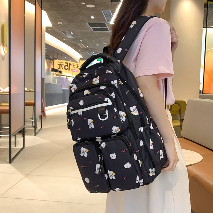 Plush backpack with playful animal motif Kalsten