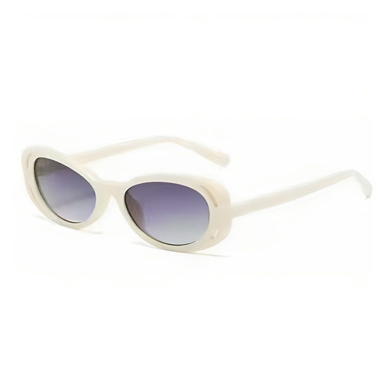 Ladies Cat-Eye Sunglasses with elegant, transparent frame and UV protection Kalsten