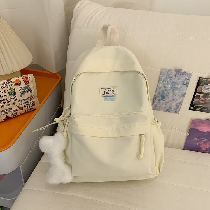 Cute Plush-Embellished Casual Backpack Kalsten