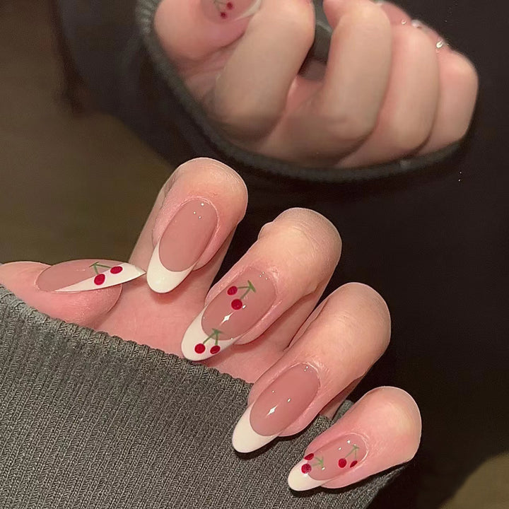 Floral Design False Nails