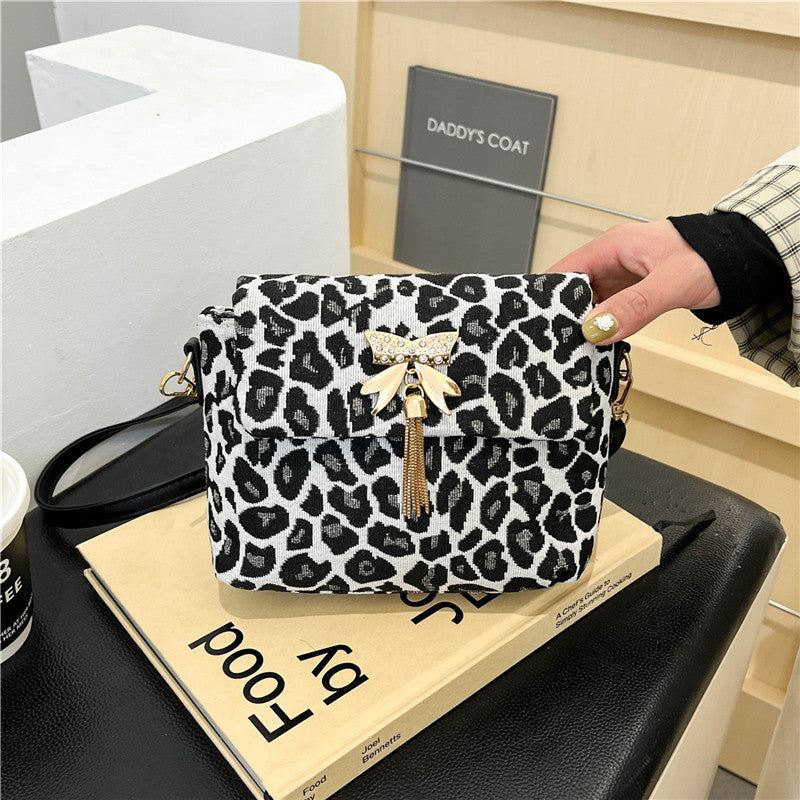 Chic Leopard Print Crossbody Bag Kalsten