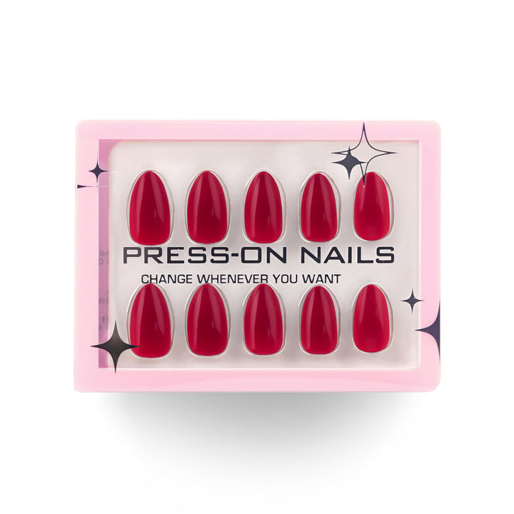 Artificial press-on nails in an elegant oval design Kalsten
