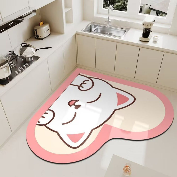 Cute Panda Themed Kitchen Floor Mat Kalsten
