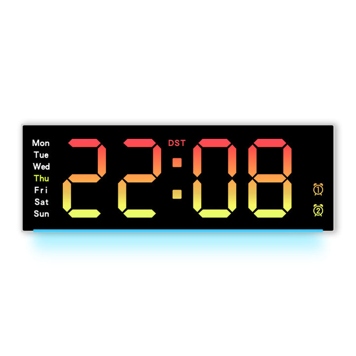 Digital wall clock with temperature sensor Kalsten