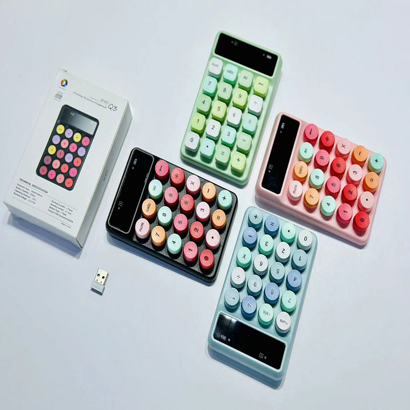 Wireless Retro Calculator Keyboard Kalsten
