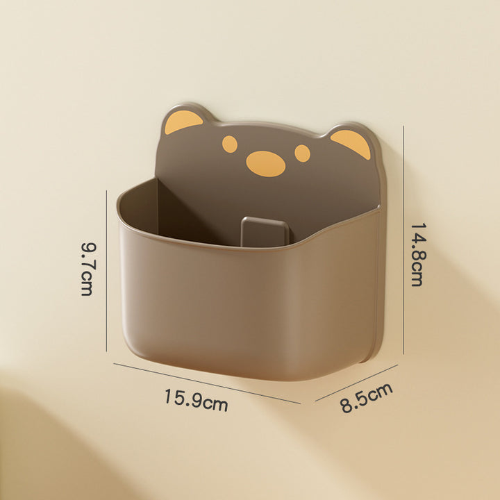 Wall-Mounted Cute Bear-Themed Storage Organizer Kalsten