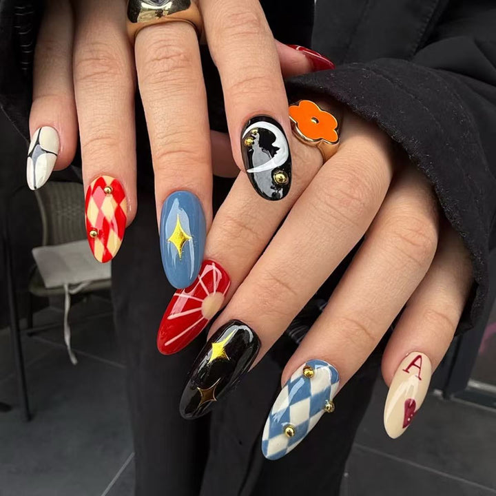 Artistic Press-On Nail Set