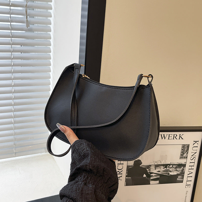 Faux Leather Crossbody Bag