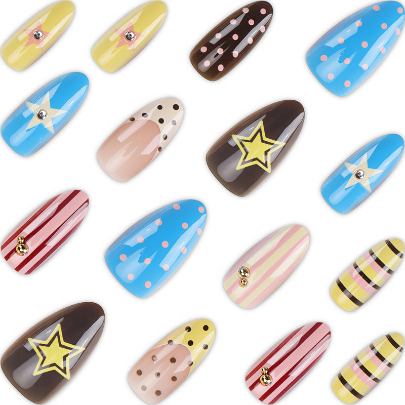 Creative Themed Press-On Nails Kalsten