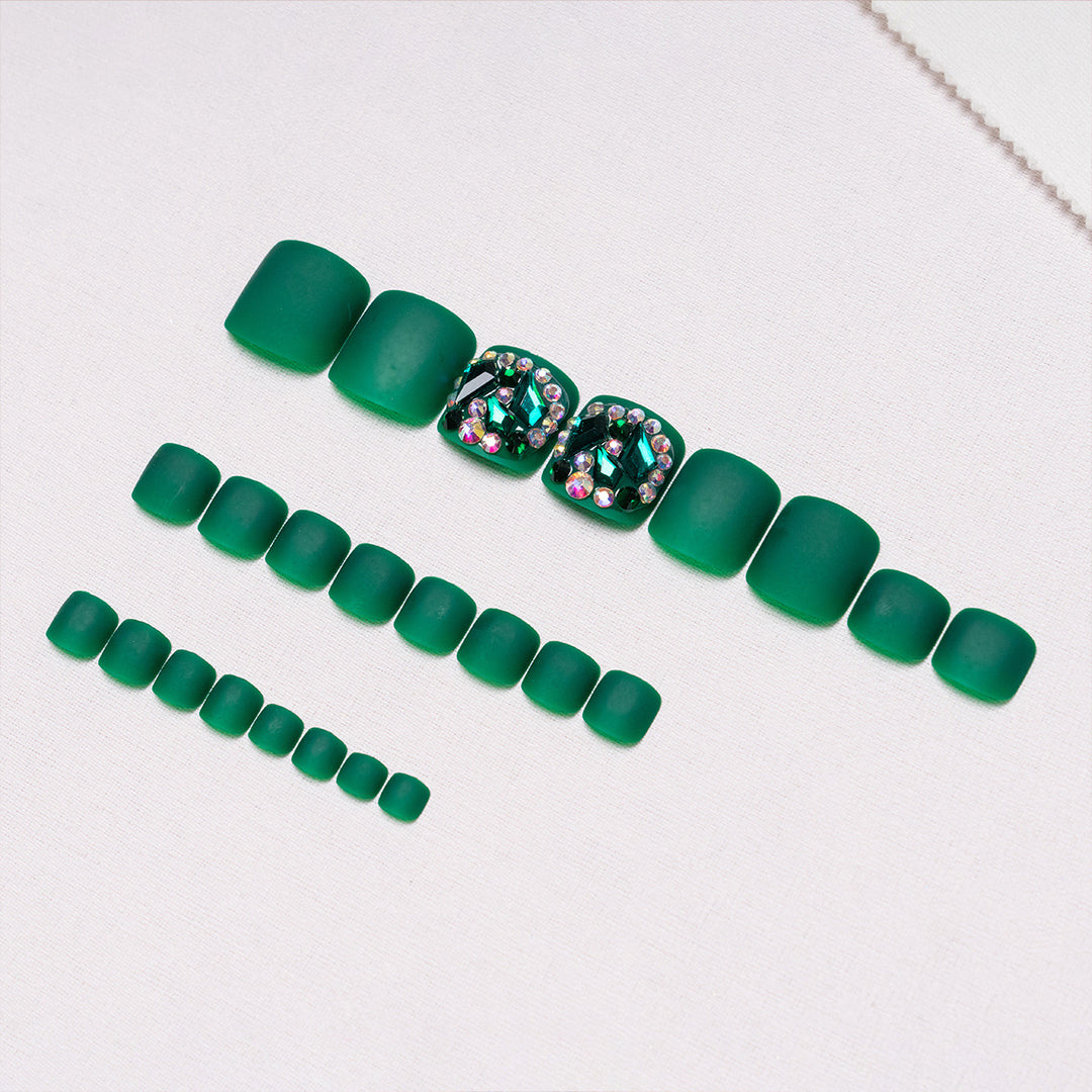 Decorative Rhinestone Pedicure Nail Art  1791110340