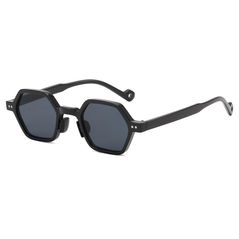 Women's Geometric Sunglasses in Modern Hexagon Design Kalsten