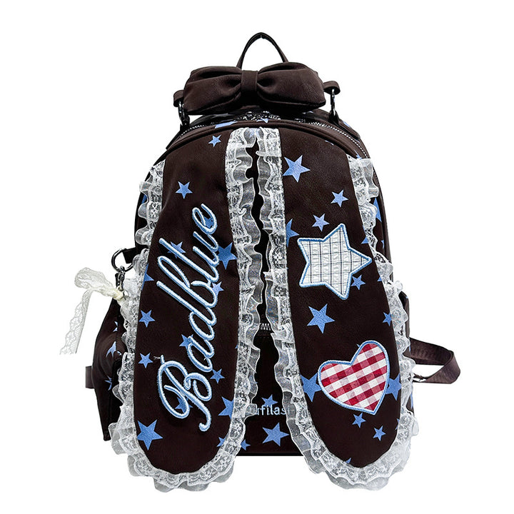 Decorative Bunny-Ear Mini Backpack Kalsten