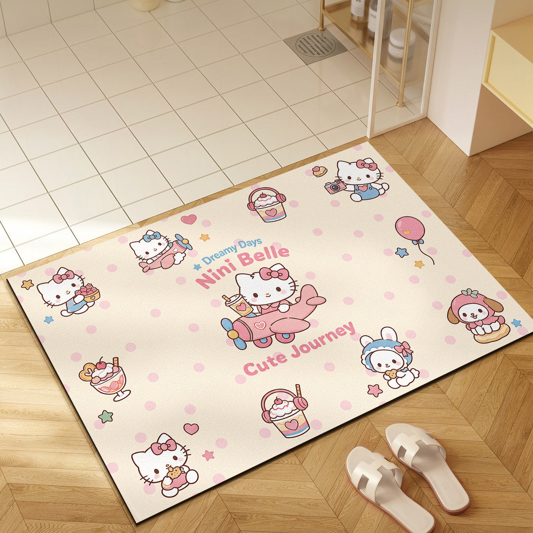Cartoon-Themed Non-Slip Bath Mat