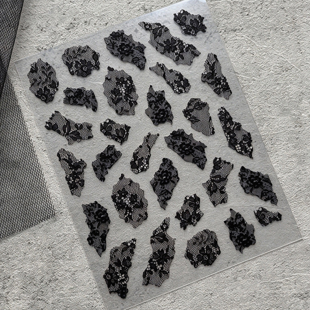 Delicate Lace Nail Art Sticker Set