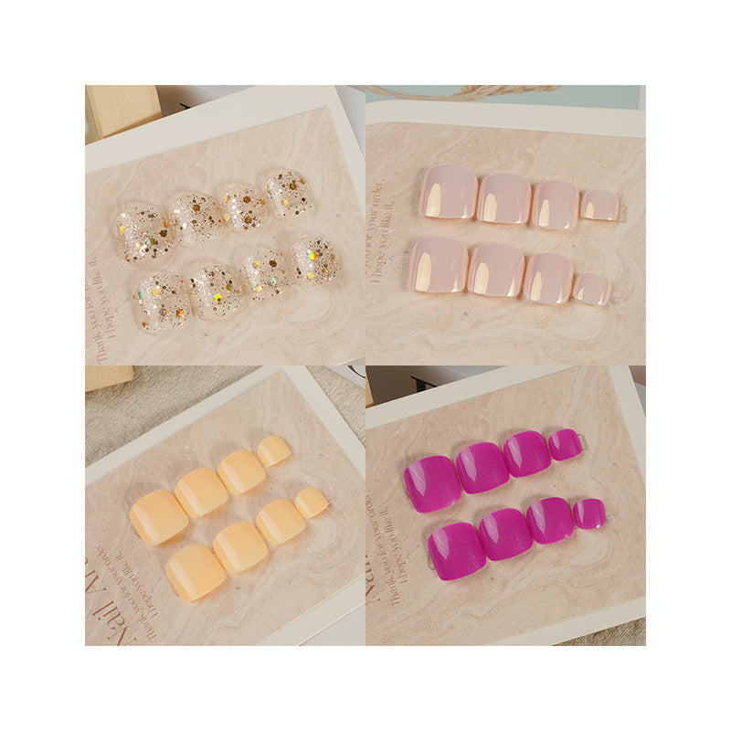 Glossy Short Press-On Nail Set Kalsten