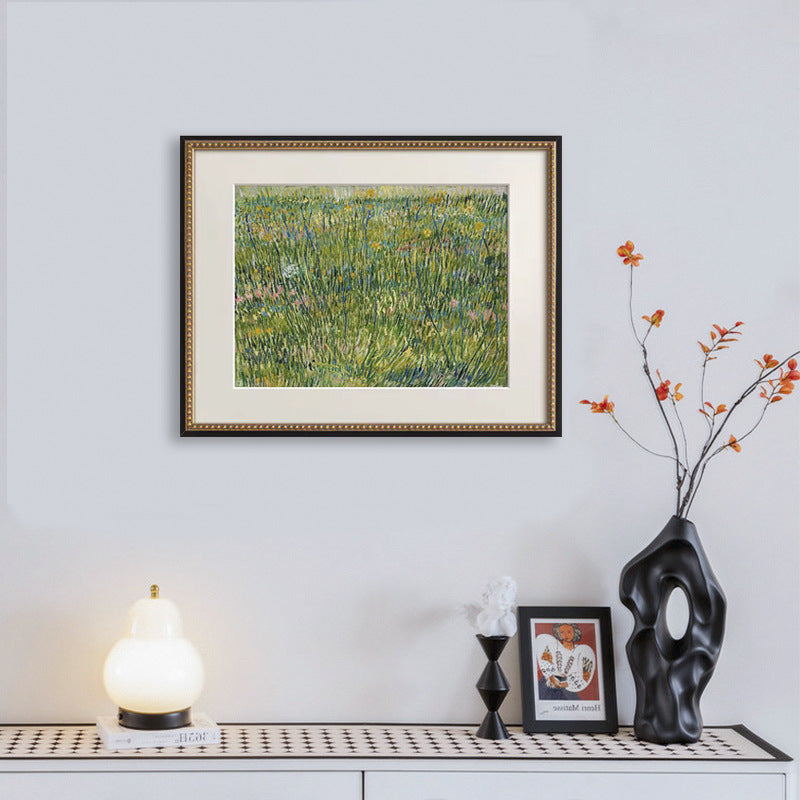 Framed Impressionist Flower Art