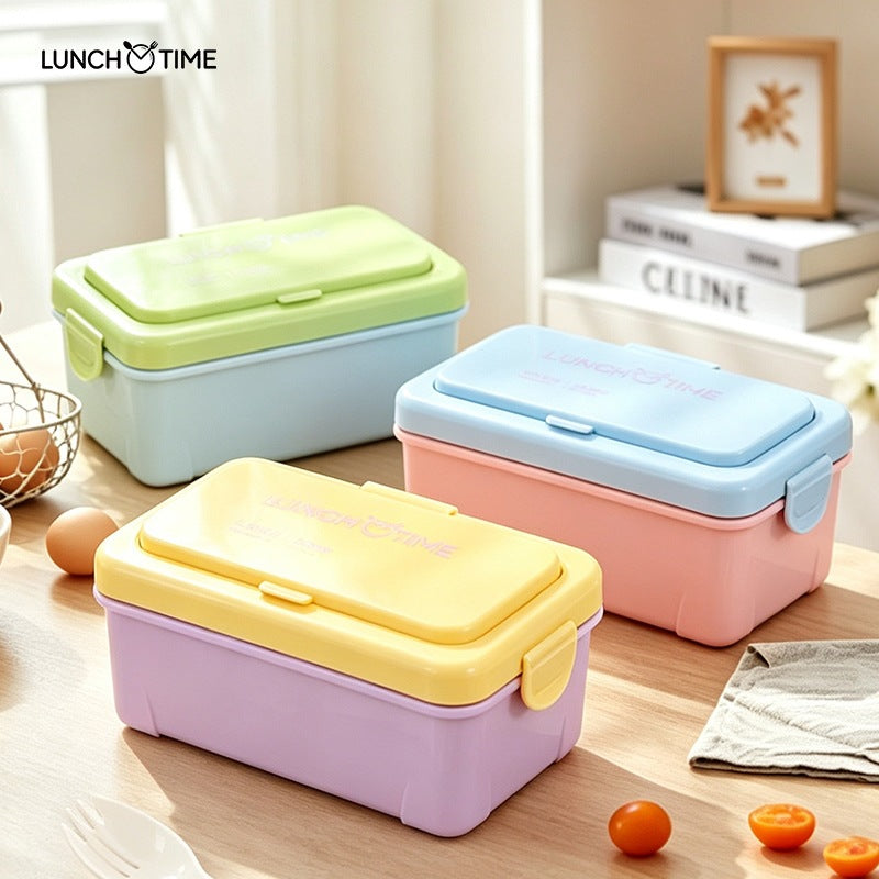 Multi-Compartment Eco-Friendly Lunch Box with Leak-Resistant Design