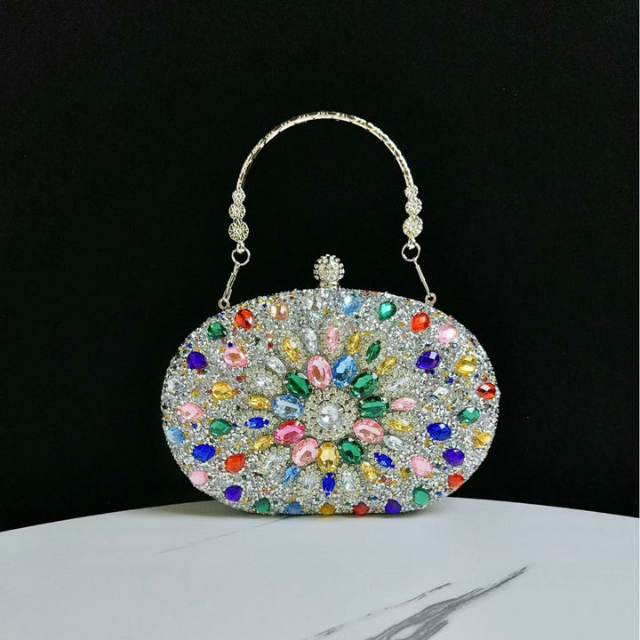 Decorative Bejeweled Evening Handbag
