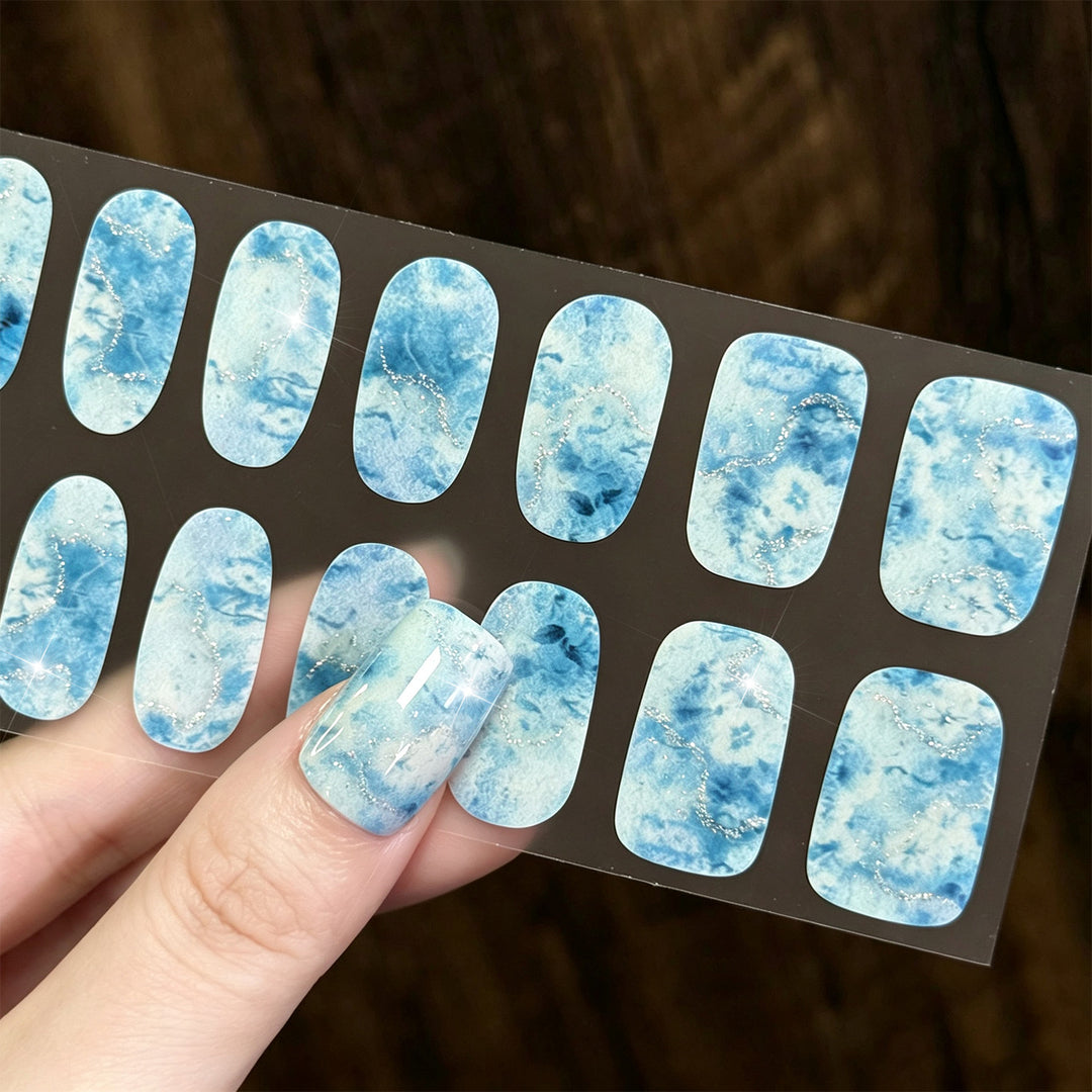 Artistic Watercolor Nail Wraps