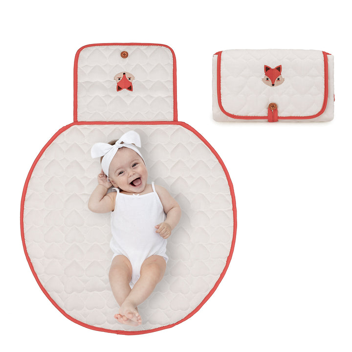Changing mat with sweet bee motif Kalsten