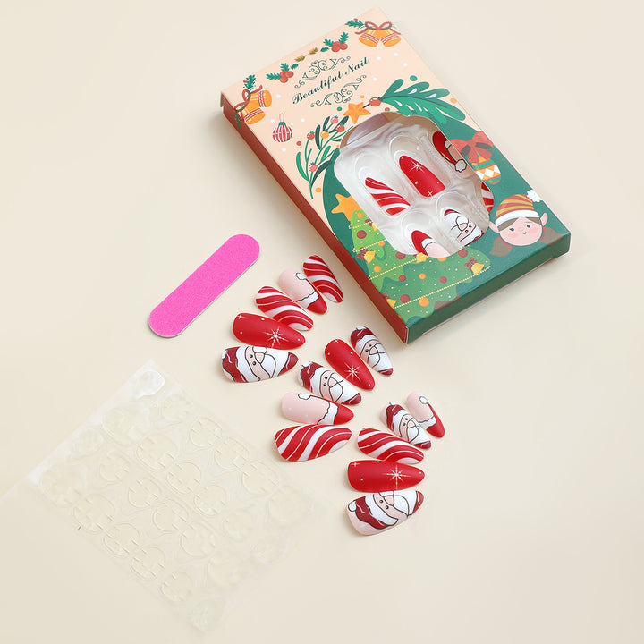 Art nail set with festive Christmas design Kalsten