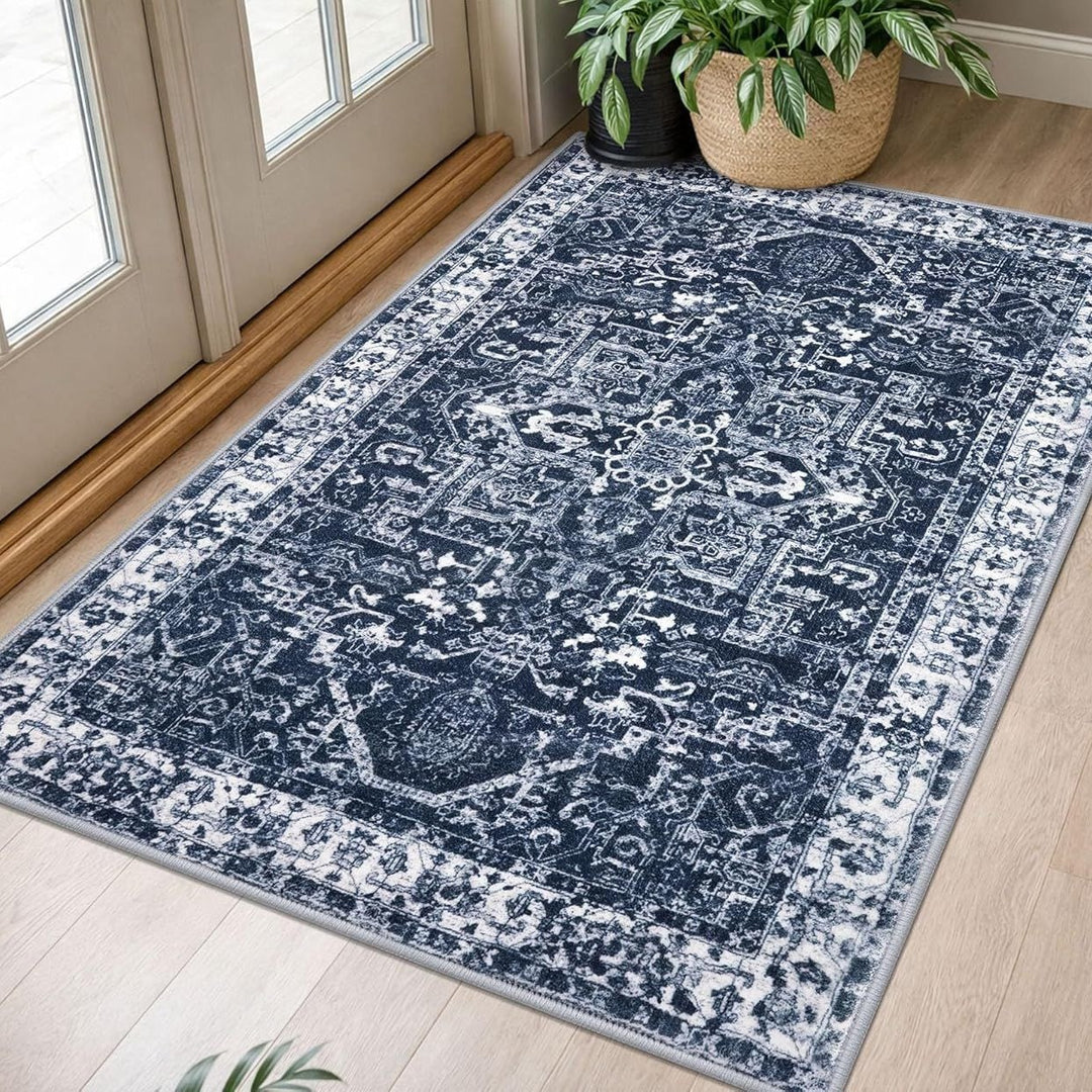 Elegant Vintage-Inspired Area Rug