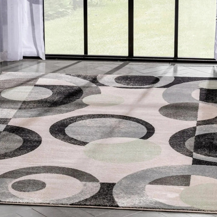 Geometric Abstract Area Rug