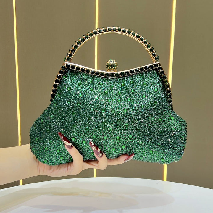 Exquisite Rhinestone-Studded Evening Handbag