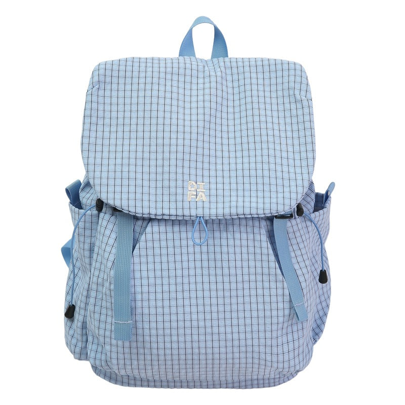 Durable Multi-Pocket Checkered Backpack Kalsten