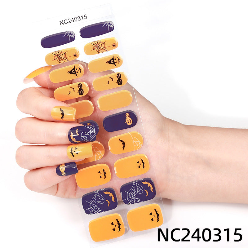 Gothic-Inspired Press-On Nail Wraps