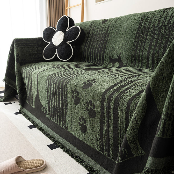 Cozy Floral Pattern Throw Blanket