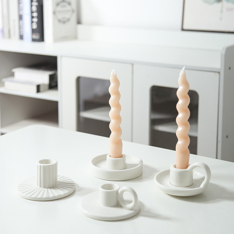 Minimalist Ceramic Candle Holder Kalsten