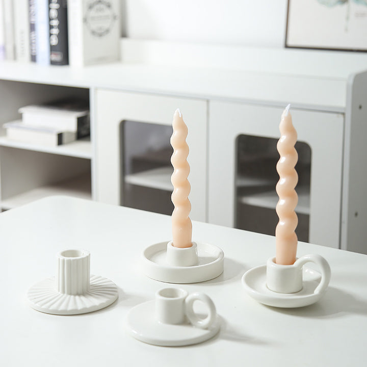 Minimalist Ceramic Candle Holder Kalsten