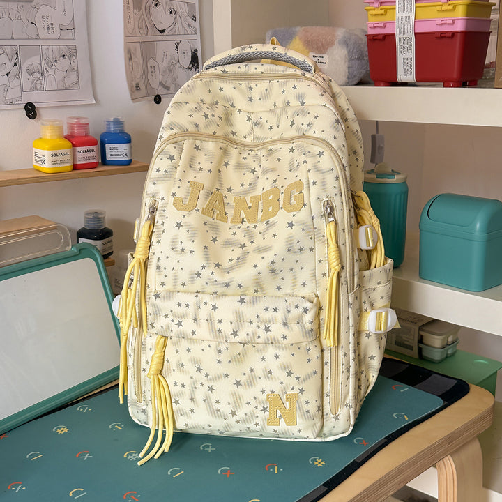 Stylish Star Patterned Backpack Kalsten