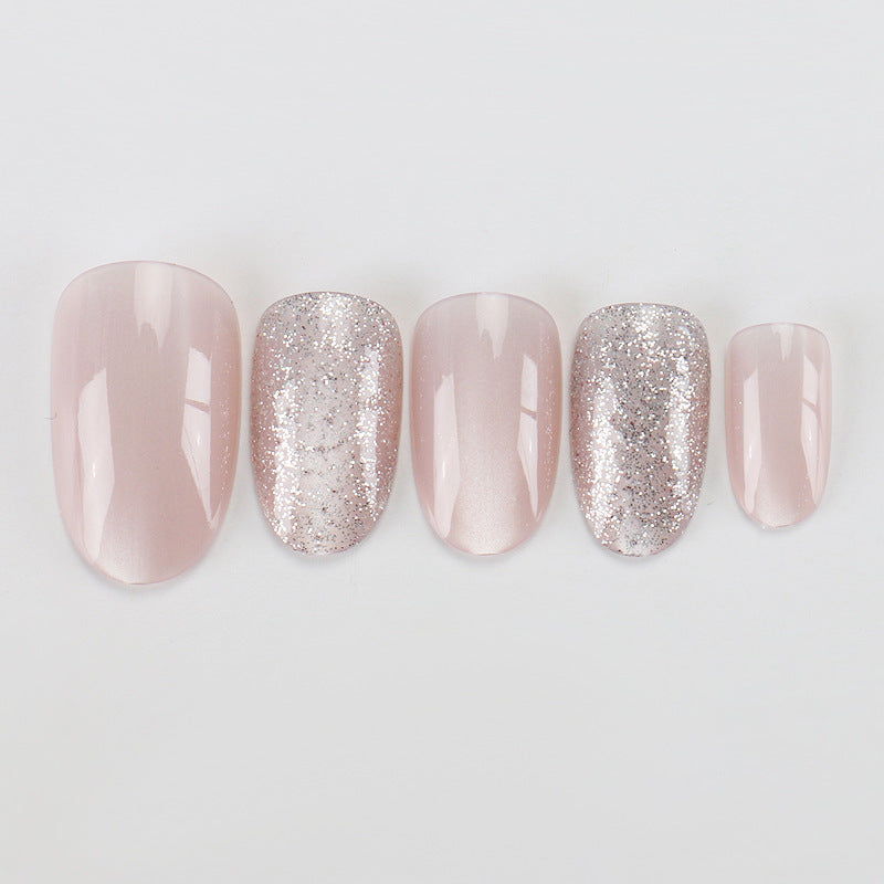 Elegant Sparkling Press-On Nails Kalsten