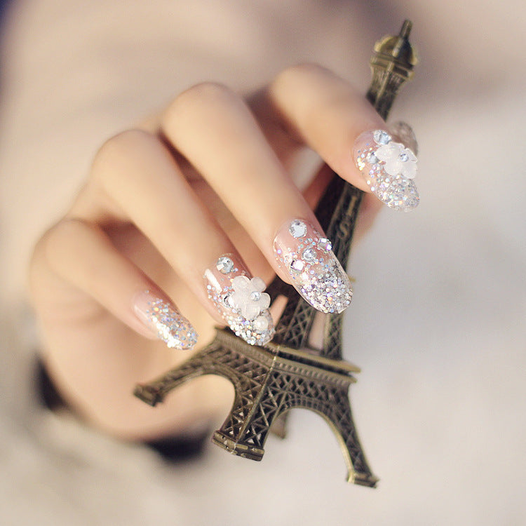 Glamorous Decorative Press-On Nail Art