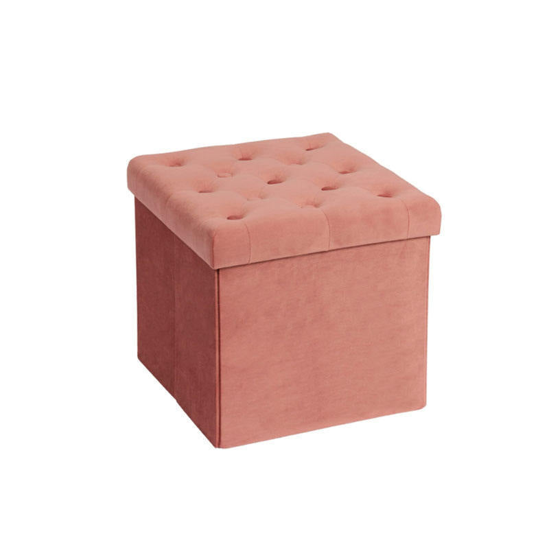 Stylish Velvet Storage Ottoman Kalsten